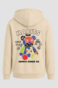 Moletom Canguru Streetwear Unissex Com Capuz | Bad Habits Est.453-454