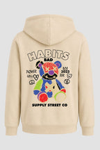 Moletom Canguru Streetwear Unissex Com Capuz | Bad Habits Est.453-454