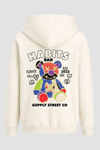 Moletom Canguru Streetwear Unissex Com Capuz | Bad Habits Est.453-454
