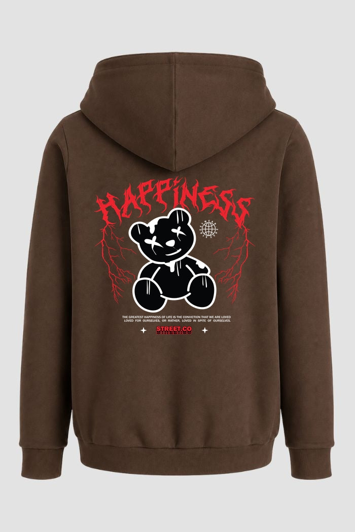 Moletom Canguru Streetwear Unissex Com Capuz | Happiness Est.455-456
