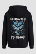 Moletom Canguru Streetwear Unissex Com Capuz | Attracted To Chaos Est 457-458