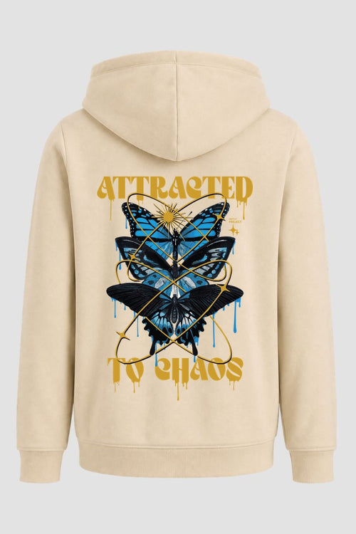 Moletom Canguru Streetwear Unissex Com Capuz | Attracted To Chaos Est 457-458