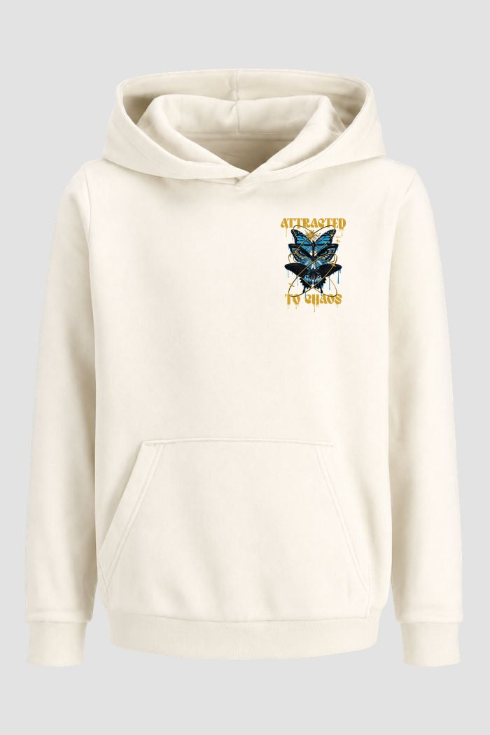 Moletom Canguru Streetwear Unissex Com Capuz | Attracted To Chaos Est 457-458