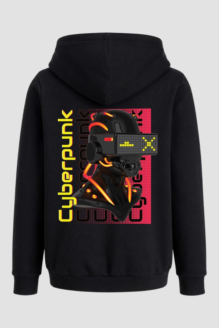 Moletom Canguru Streetwear Unissex Com Capuz | Cyberpunk Robot Est. 462-461