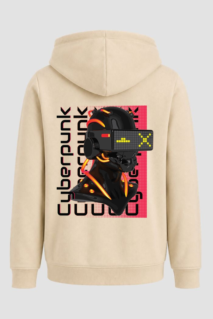 Moletom Canguru Streetwear Unissex Com Capuz | Cyberpunk Robot Est. 462-461