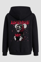 Moletom Canguru Streetwear Unissex Com Capuz | Cute Vibes Psycho Est.464