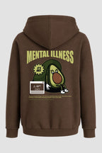 Moletom Canguru Streetwear Unissex Com Capuz | Mental Illness Est.469-470