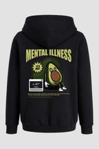 Moletom Canguru Streetwear Unissex Com Capuz | Mental Illness Est.469-470