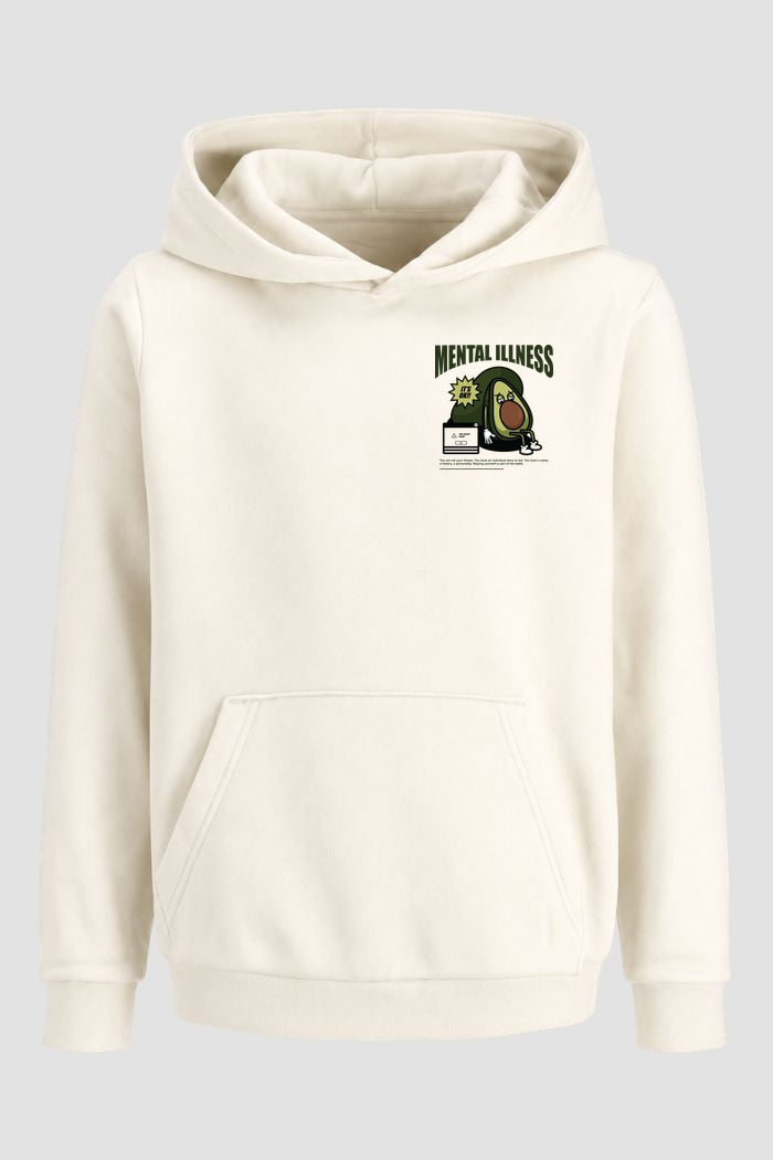 Moletom Canguru Streetwear Unissex Com Capuz | Mental Illness Est.469-470