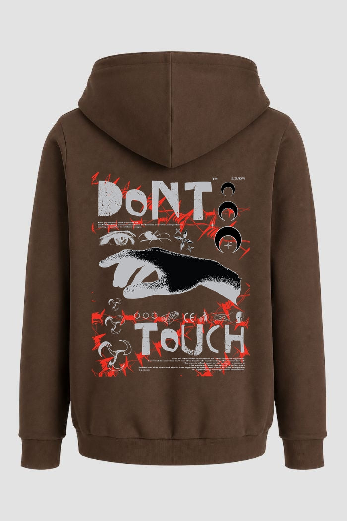 Moletom Canguru Streetwear Unissex Com Capuz | Don't Touch EST. 471-472