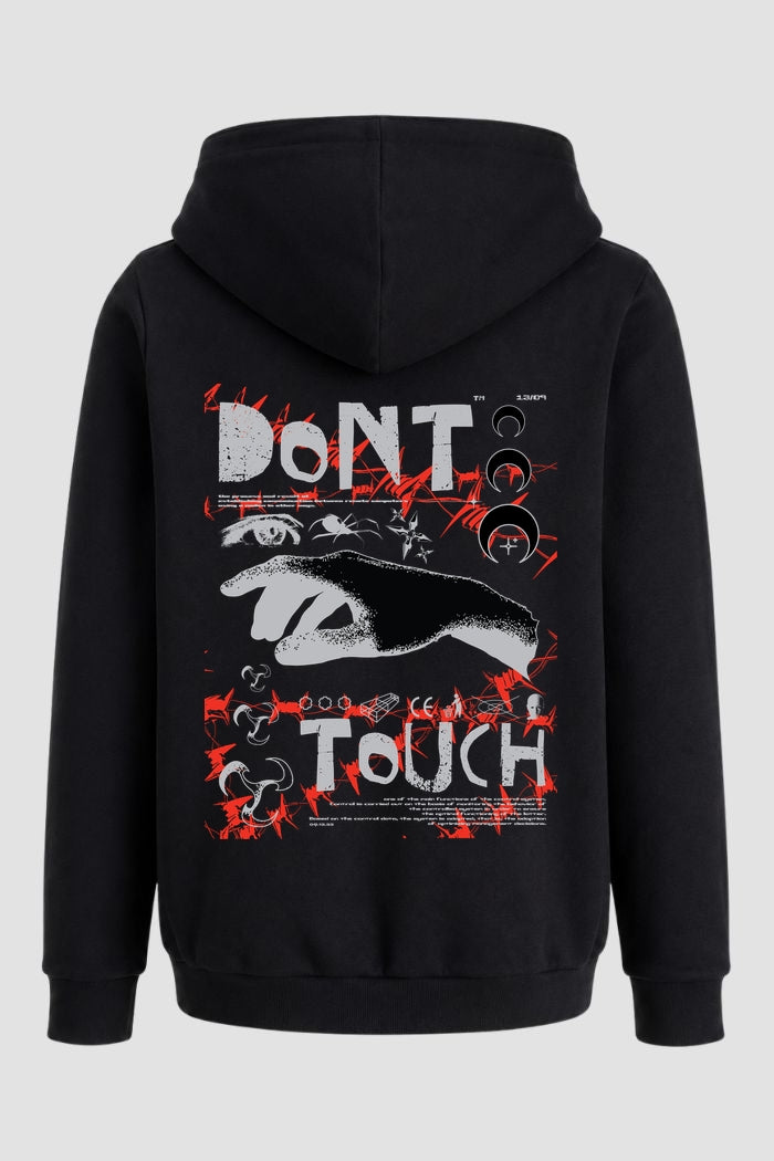 Moletom Canguru Streetwear Unissex Com Capuz | Don't Touch EST. 471-472