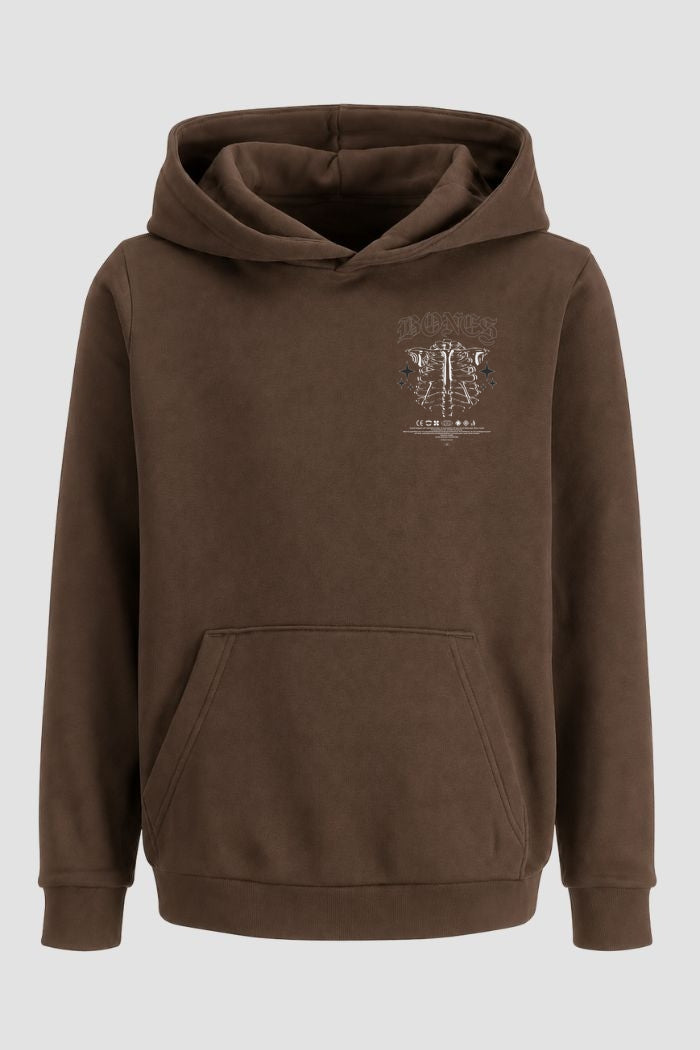Moletom Canguru Streetwear Unissex Com Capuz | Bones EST. 473-474