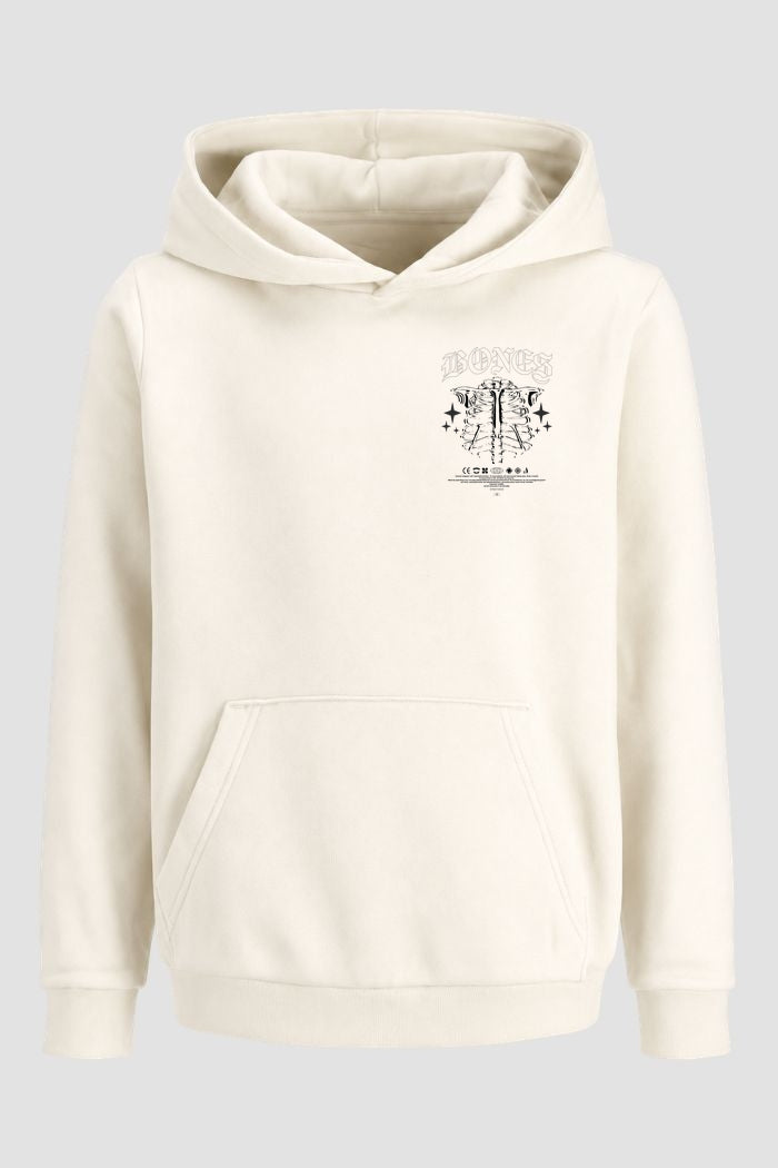 Moletom Canguru Streetwear Unissex Com Capuz | Bones EST. 473-474