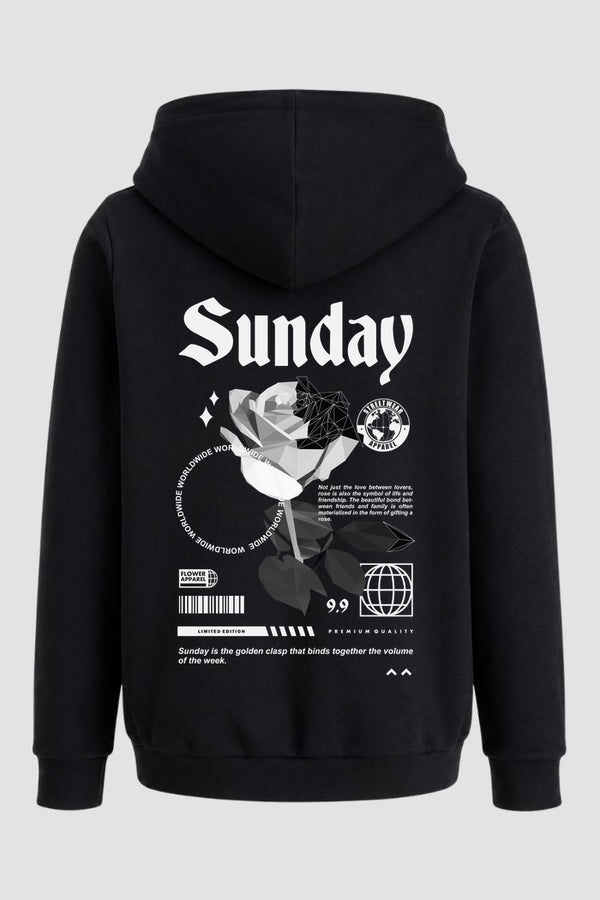 Moletom Canguru Streetwear Unissex Com Capuz | Sunday Rose
