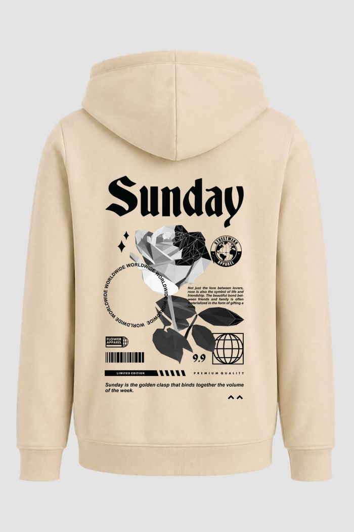 Moletom Canguru Streetwear Unissex Com Capuz | Sunday Rose