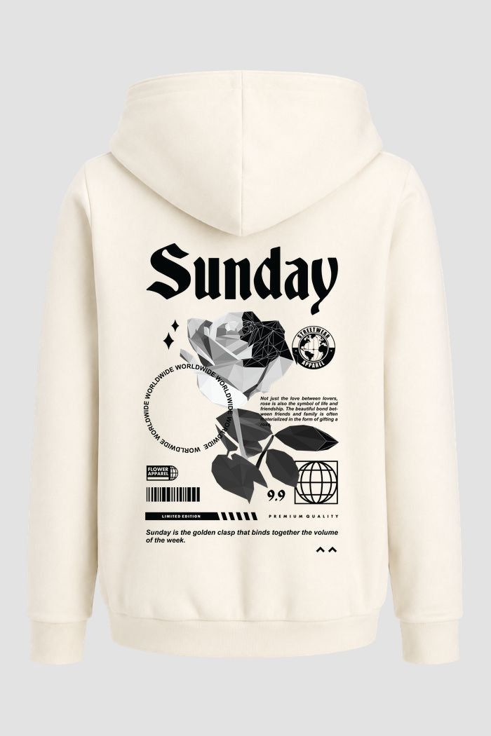 Moletom Canguru Streetwear Unissex Com Capuz | Sunday Rose