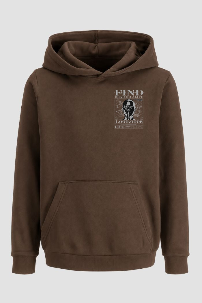 Moletom Canguru Streetwear Unissex Com Capuz | Find Dead Or Alive Est.477-478