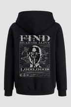 Moletom Canguru Streetwear Unissex Com Capuz | Find Dead Or Alive Est.477-478