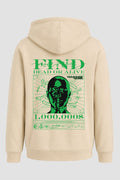 Moletom Canguru Streetwear Unissex Com Capuz | Find Dead Or Alive Est.477-478