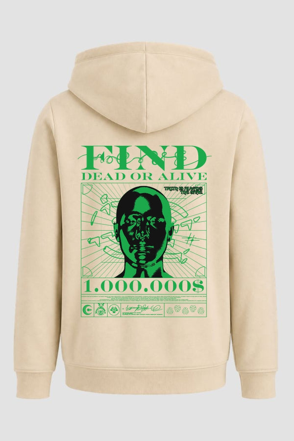 Moletom Canguru Streetwear Unissex Com Capuz | Find Dead Or Alive Est.477-478