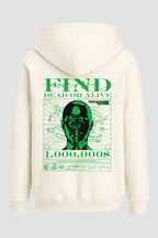 Moletom Canguru Streetwear Unissex Com Capuz | Find Dead Or Alive Est.477-478