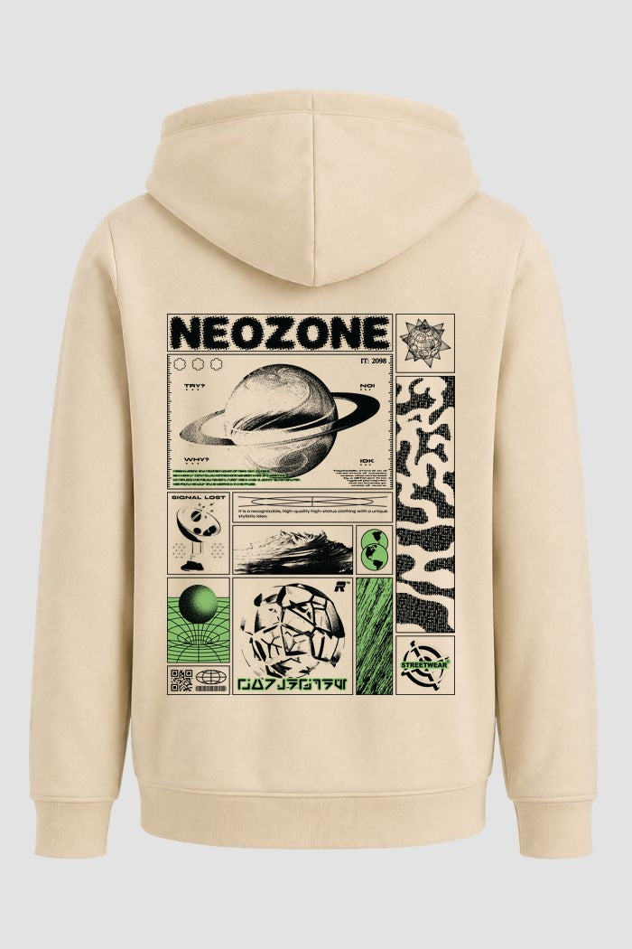 Moletom Canguru Streetwear Unissex Com Capuz | Neozone Saturn Est.479-480