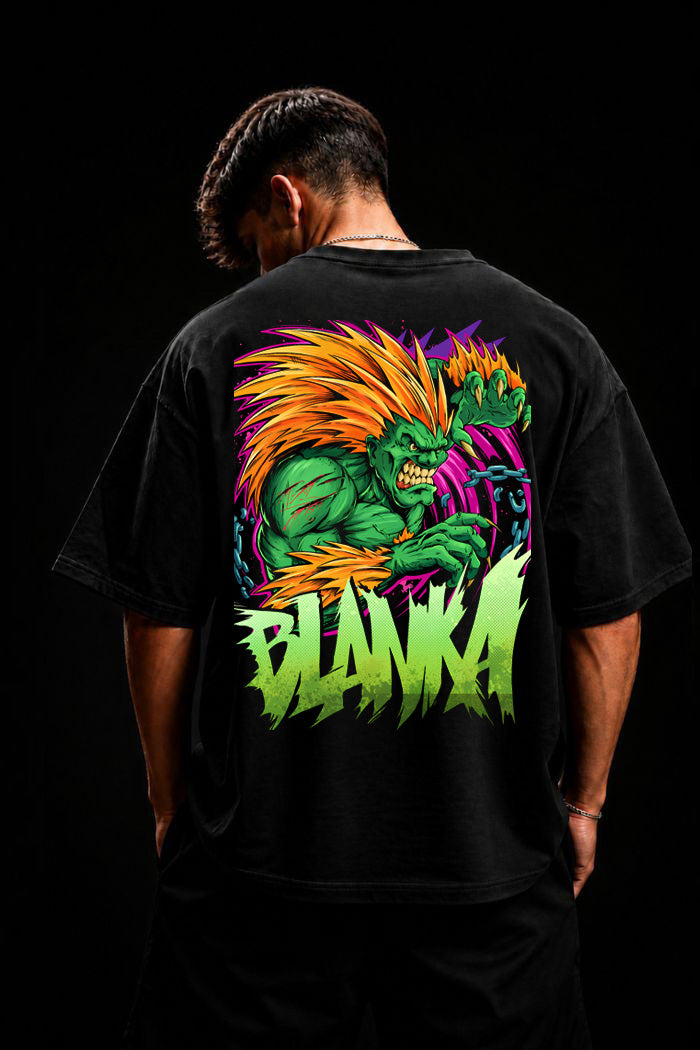 Camiseta Oversized Treino Academia - Blanka
