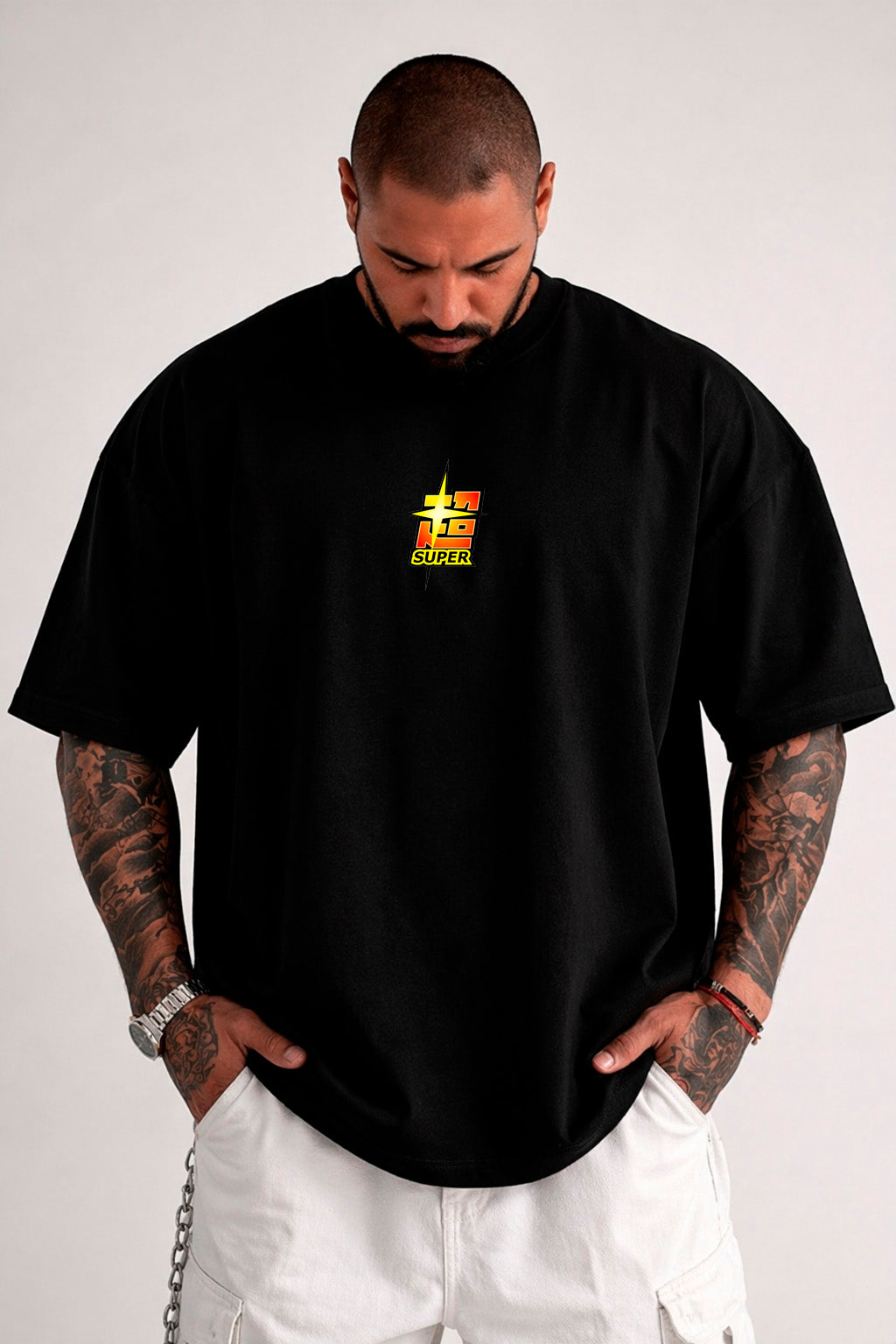 Camiseta Oversized Treino Academia - Broly Heavy Metal
