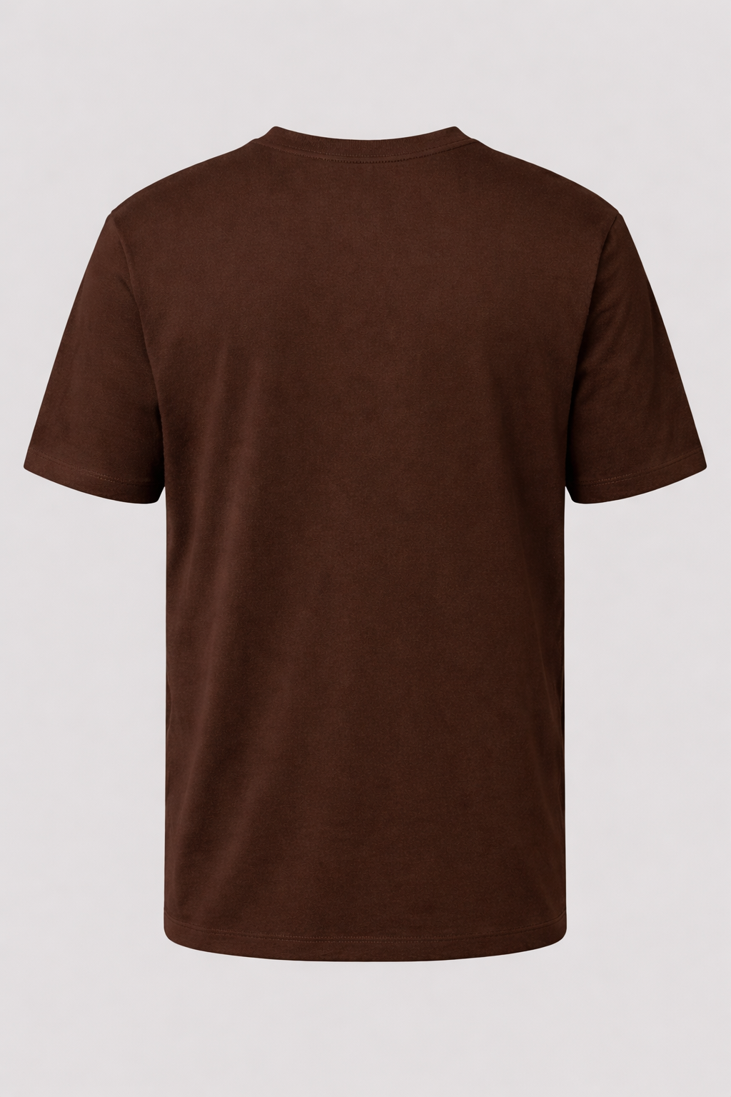 Camiseta Basica 100% Algodão Masculina - Marrom