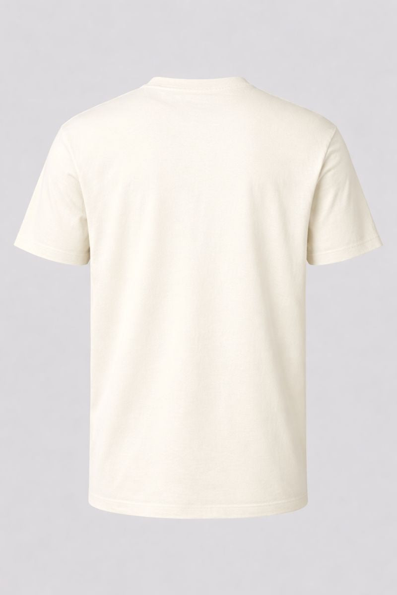 Camiseta Basica 100% Algodão Masculina - Offwhite