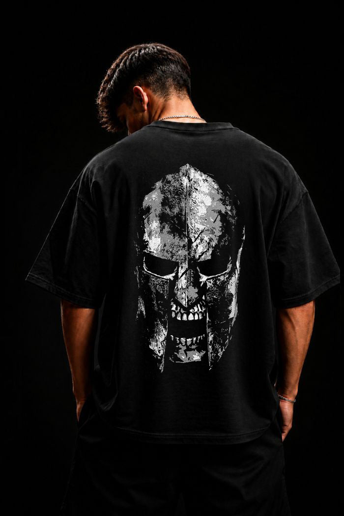 Camiseta Oversized Treino Academia - Helmet Spartan