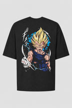 Camiseta Oversized Treino Academia - Majin Vegeta