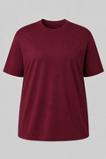 Camiseta Plus Size 100% Algodão Masculina G1 G2 G3 - Vinho