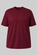 Camiseta Plus Size 100% Algodão Masculina G1 G2 G3 - Vinho