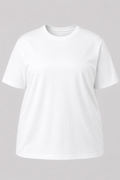 Camiseta Plus Size 100% Algodão Masculina G1 G2 G3 - Branco