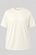 Camiseta Plus Size 100% Algodão Masculina G1 G2 G3 - Offwhite