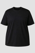 Camiseta Plus Size 100% Algodão Masculina G1 G2 G3 - Preto