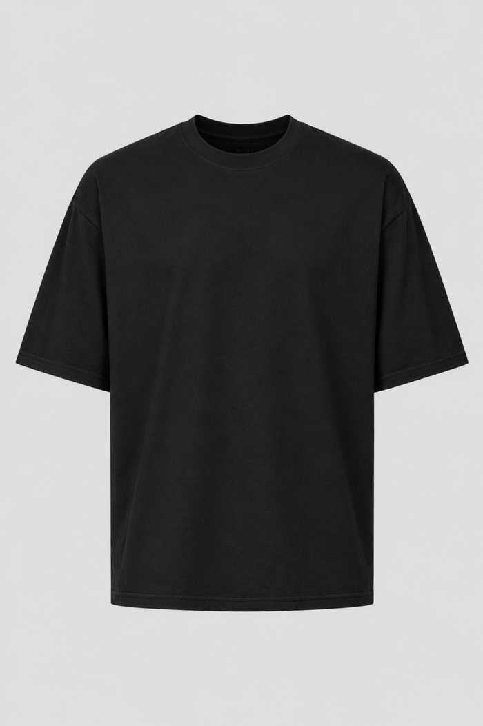 Oversized Suedine 220gr Preto