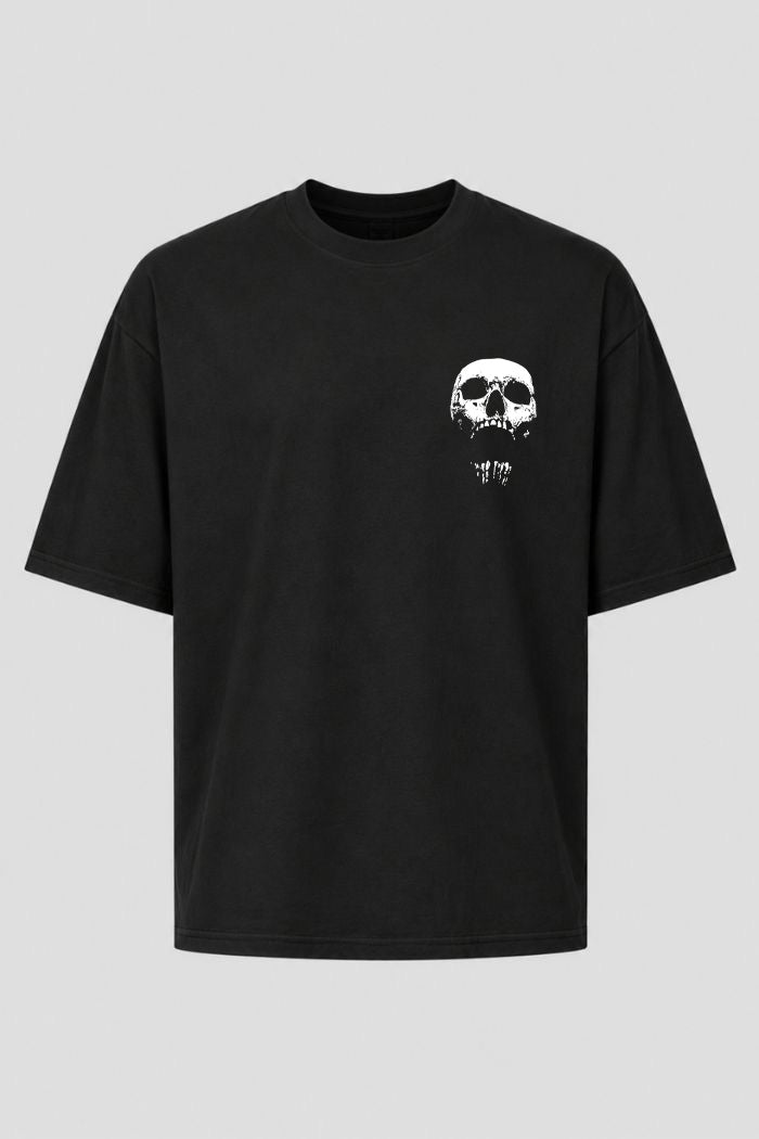 Camiseta Oversized Treino Academia - Hard Skull